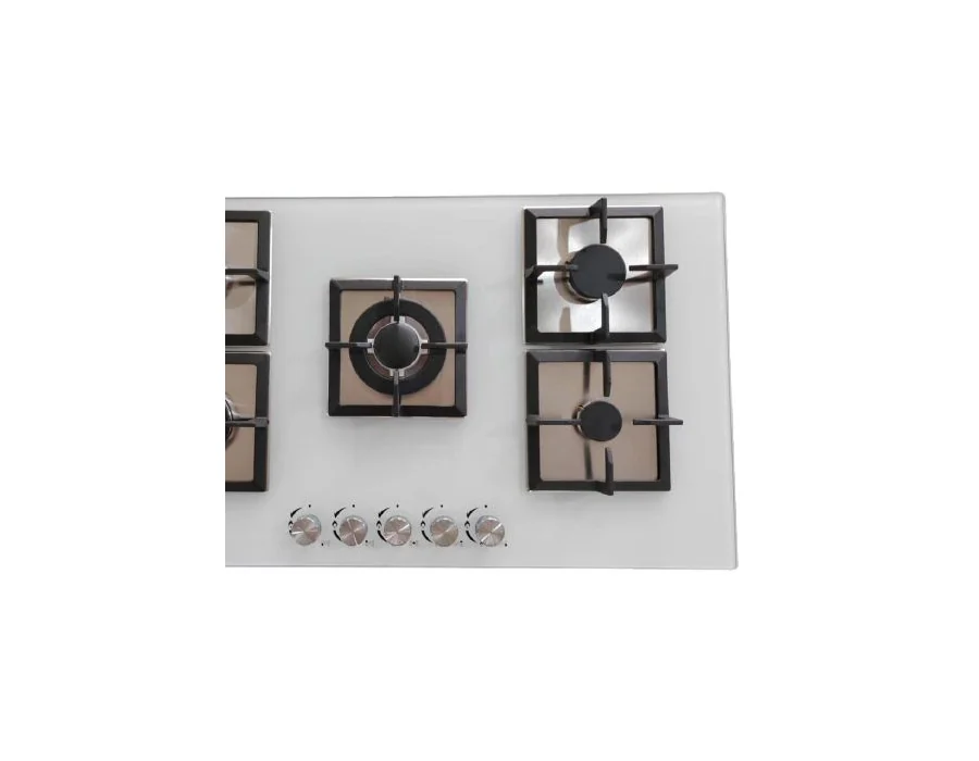 VOV VGH90-5014GLW 90 cm Built-in Gas Hob