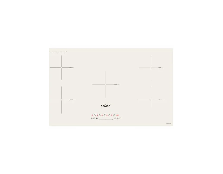 VOV VIC-90574H1-25WT 90 cm Built-in Induction Hob