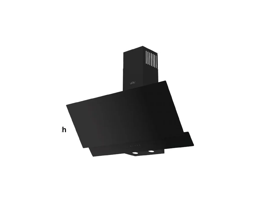 VOV VDG90002DGBLK 90 cm Double-glazed Cooker Hood