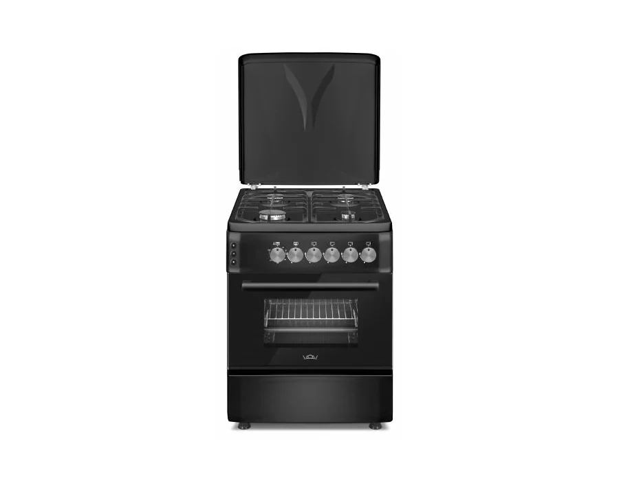 VOV VCF5757EF-BLK 57 × 57 cm Gas Cooker with Electric Oven