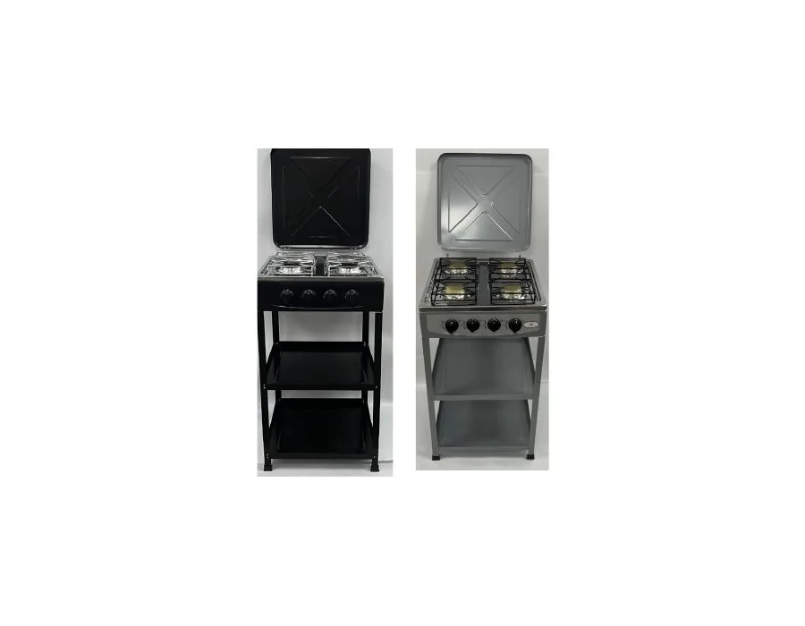 VOV VGFS-CS04BK Four-burner Gas Stove with Stand