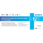 SARS-CoV-2 Antigénová súprava /koloidné zlato/ určená na samodiagnostiku, Goldsite CG123001, 1 ks