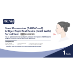 SARS-CoV-2 Antigénový rýchly test určený na samodiagnostiku, RealyTech K601416D, 1 ks